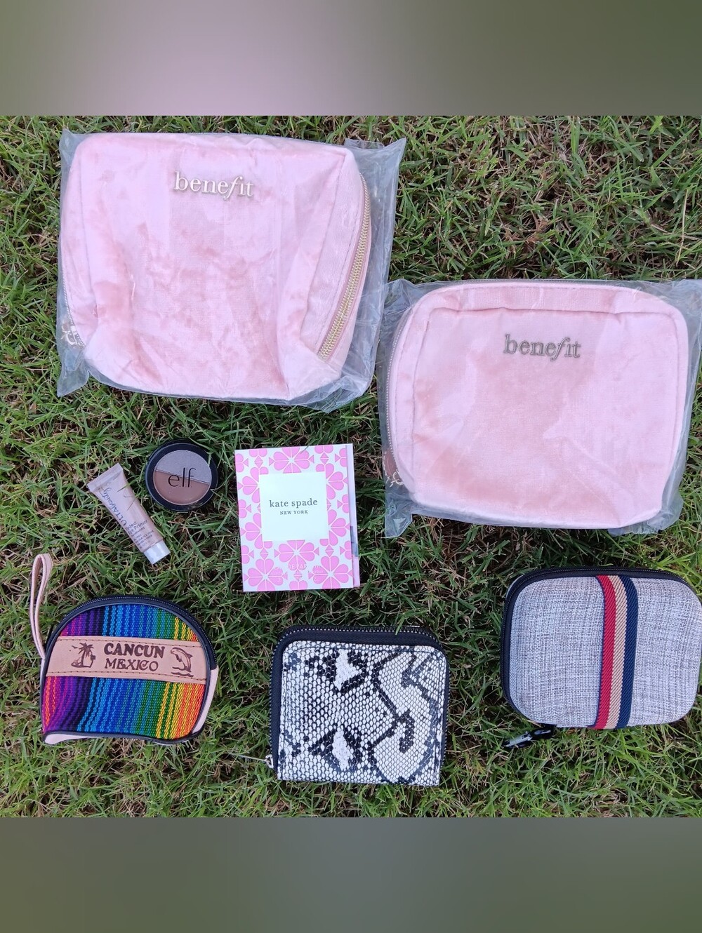 Benefit elf makeup bag bundle